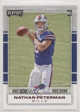 2017 Panini Playoff Rookies Red Zone Nathan Peterman #205 y0i