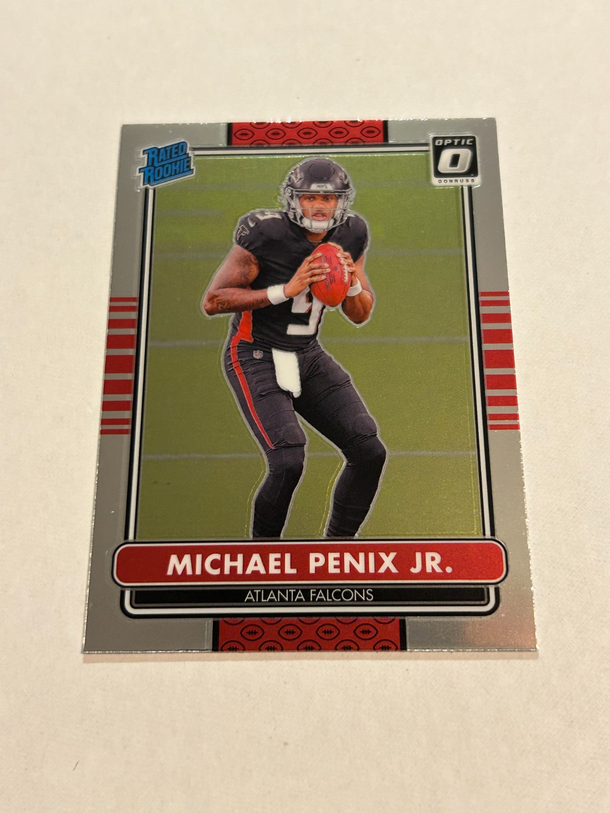 2024 DONRUSS OPTIC MICHAEL PENIX JR #9 RETRO RATED ROOKIE FALCONS TN2