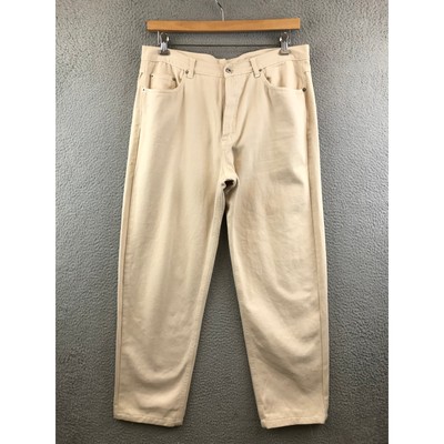 United Colors Of Benetton  Khaki Jeans Button Fly Men s Size 38
