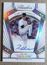 2024 Panini Flawless Moments Tom Glavine Auto /15 New York Mets Autograph