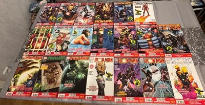 Marvel Now! Iron Man Nr. 1 Bis 20 Comic Sammlung Komplette Reihe Sehr Gut