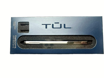  TUL Premium Ball Point Pen Solid Metal Barrel Black & Blue Refills LOW PRICE