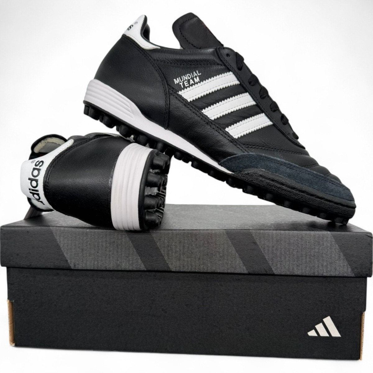 Size 7.5 - adidas Mundial Team Black for sale online | eBay