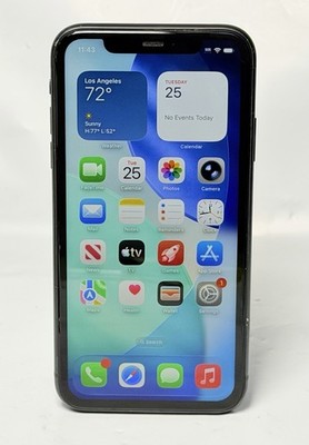 iPhone 11, 64GB A2111 MH8D3LL/A iOS 26.1 (82% BATTERY) - Tested & Working