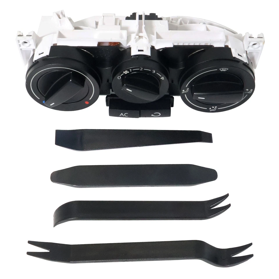 Air & Heater AC Control Unit Panel Switch W/4 Black Tools For VW Golf 1J0820045F - Imagem 2 de 4