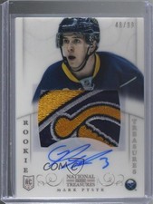 2013-14 Panini National Treasures Rookie 48/99 Mark Pysyk #180 Patch Auto 0c3