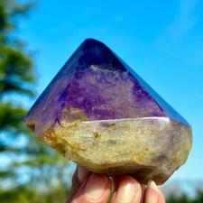 Ametista naturale 480G grappolo cristallo quarzo spina dorsale esemplare minerale guarigione