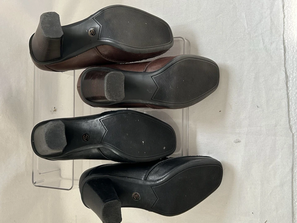 Zapatos de Tacón Bloque de Cuero, Para Mujer Talla 5, East 5to Lote de 2 Zapatos de Trabajo Perfectos Foto 2 de 4