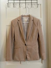 Beige H M Blazer Button Up - Womens Size 8 - Excellent condition- Lined blazer