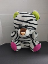 Tiger Cub Colorful Soft Plush Black And White Small Stuffed Animal