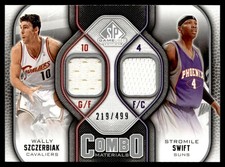 2009-10 SP Game Used Combo Materials Stromile Swift/Wally Szczerbiak 219/499