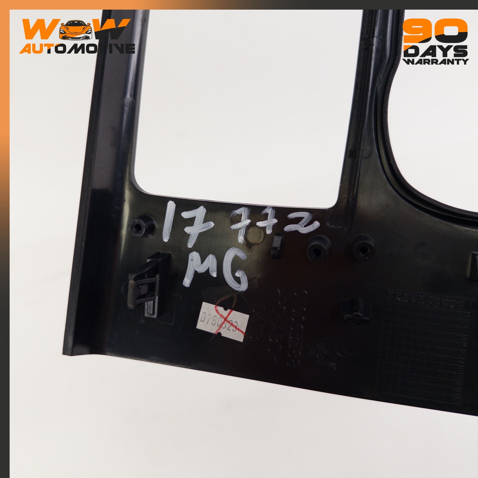 17-19 MASERATI GHIBLI FRONT CENTER CONSOLE SHIFTER BEZEL SURROUND TRIM COVER OEM