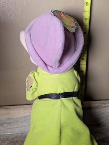 NWT Disney Dopey Stuffed Plush 10" Snow White & The Seven Dwarfs "Free Kisses" - Picture 5 of 5