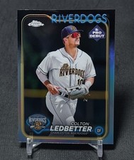 Colton Ledbetter Chrome Refractor Rookie 2024 Topps Pro Debut Cardinals #PDC-199
