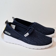 New Adidas Cloudfoam Lite Racer Blue Mesh Slip On Women s Sneaker Shoe Size 10