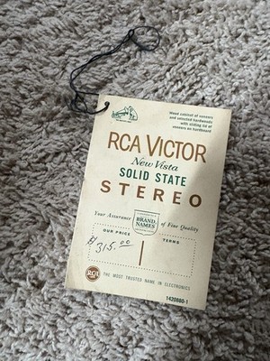 Original RCA Victor New Vista Solid State Stereo booklet | eBay