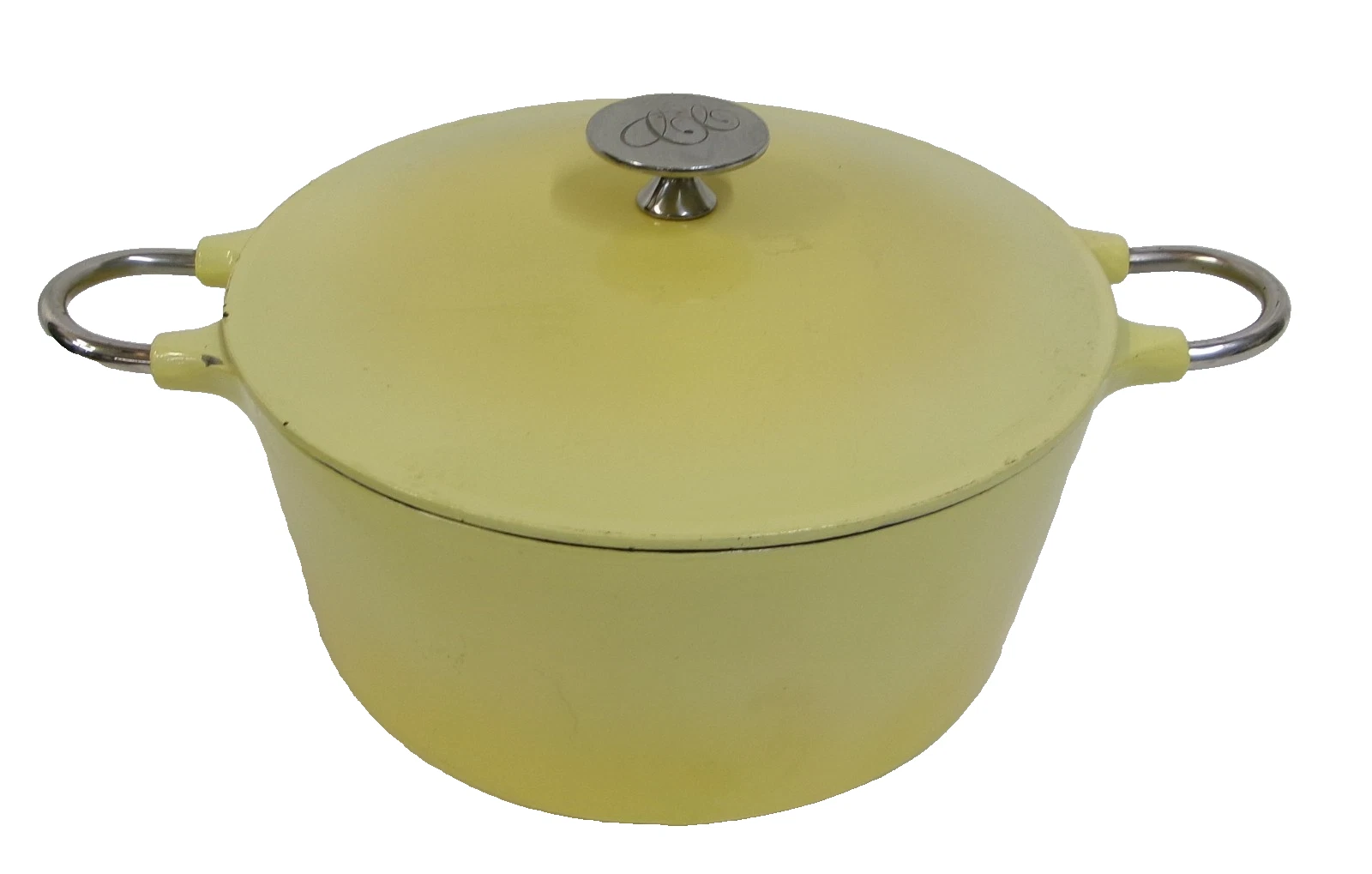 Cottage Collection Yellow Enamel Cast Iron Dutch Oven