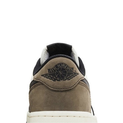 Nike Air Jordan 1 Retro OG Low Mocha Brown White Black CZO790-102 Mens Size 13 - Afbeelding 8 van 10
