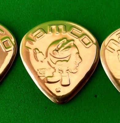 2000 Pac-Man Nàmco Medaille Münz-Plektrum elektrische Akustikgitarre Gitarrenplektrum 