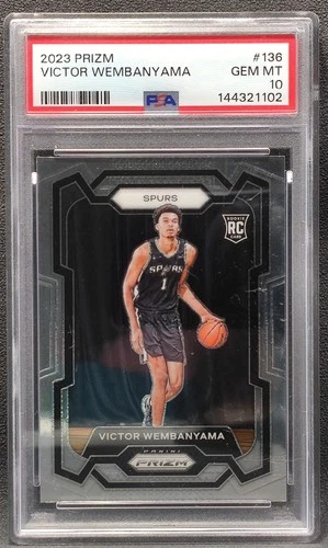 2023 Panini Prizm Victor Wembanyama PSA 10