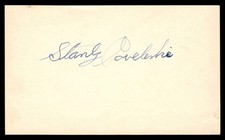 Stanley Coveleski Baseball Signed Index Card Auto Autograph (no COA) *k2