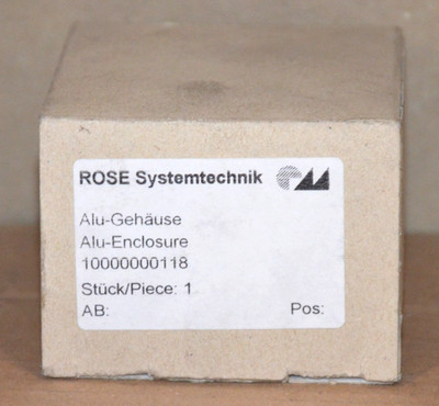 Rose Systemtechnik 10000000118 Aluminiumgehäuse NEU OVP