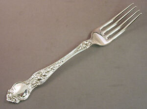 S WALLACE STERLING DINNER FORK VIOLET