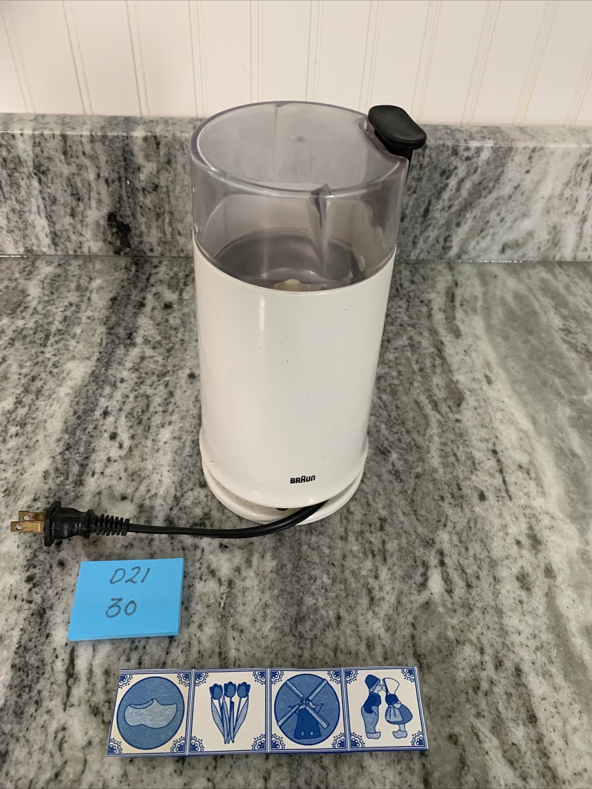 Braun+Touchtop+Coffee+Mill+Bean+26+Spice+Grinder+White+Ksm2+Type+4041