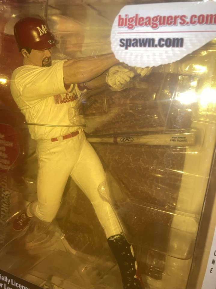 Carrera de jonrones McFarlane 1998 selecciones deportivas Mark McGwire y Sammy Sosa primera edición Foto 4 de 4