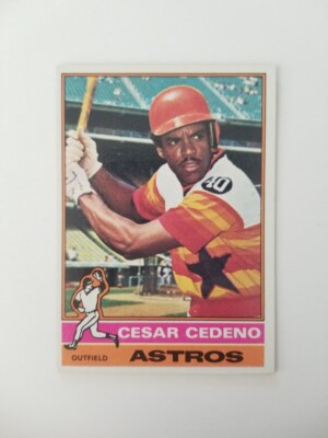 CESAR CEDENO 1976 TOPPS BASEBALL CARD #460 HOUSTON ASTROS