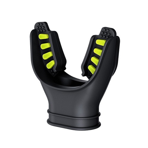Scuba Diving Black Diving Two-Color Mouthpiece Silicone Long Bite Mask Snork-mx - Afbeelding 18 van 18