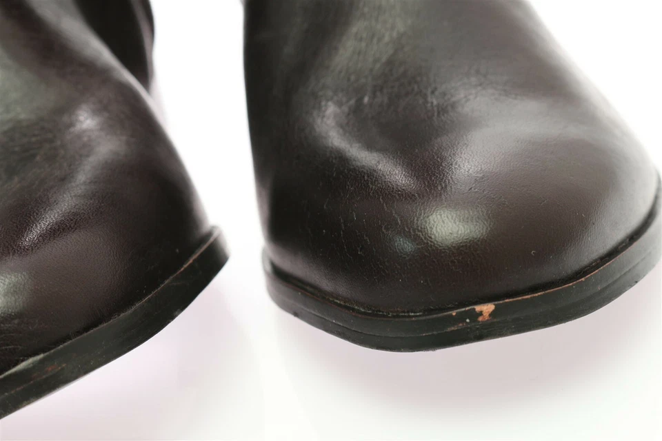 Botas hasta la rodilla de cuero marrón oscuro LOUISE ET CIE para mujer talla 9 M ¡NUEVAS! $230 Foto 4 de 4