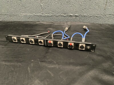 Plaque 1U Connectique XLR/XLR/Powercon - #C42 - Occasion