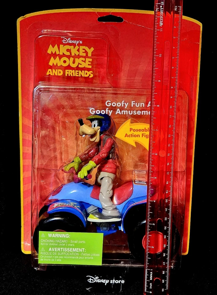Goofy Fun 全地形车可动人偶可姿势米老鼠和朋友迪士尼商店 — 第 4/4 张图片
