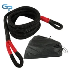 Heavy Duty Kinetic Energy Recovery Tow Rope 33900 LBS W/Storage Bag