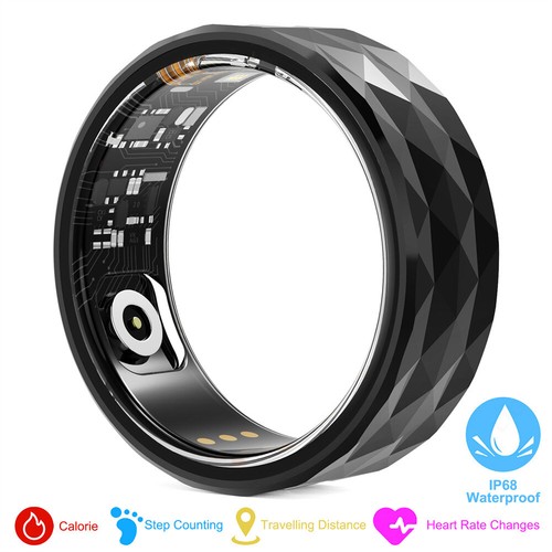 Smart Ring Health IP68 Waterproof Finger Ring Monitor Heart Rate Fitness Tracker - Picture 21 of 29