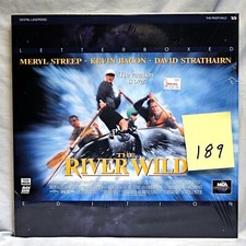 The River Wild Laserdisc LETTERBOXED EDITION - STARRING Kevin Bacon LIKE NEW