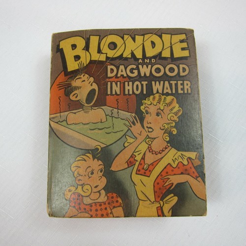 Vintage 1946 Blondie and Dagwood in Hot Water Better Little Book 1410 Chic Young - Picture 2 of 12