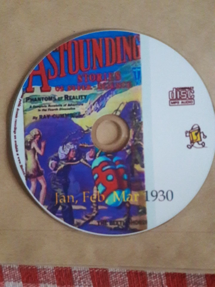 VOL 1 - Astounding Stories Magazine - 1930's Golden Age of SF Audiobook Mp3 CD