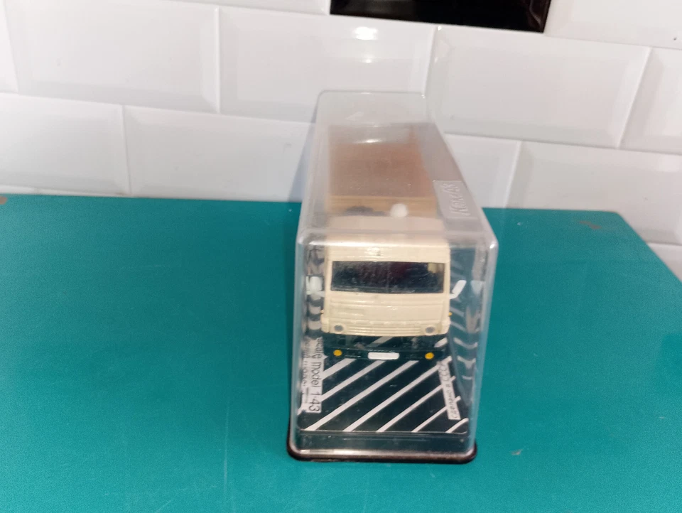 miniature 1/43 en boite CCCP URSS RUSSE camion benne kamaz kama3 4310 beige 4x4 - Photo 2/4