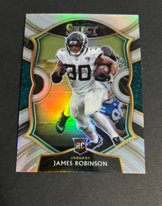 2020 Panini Select James Robinson Concourse Rookie Silver Prizm RC Jaguars #88