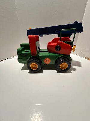 Vintage PIKO SONNEBERG SPIELWAREN MADE IN GERMANY Ladder Truck 11  By 8 