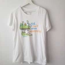 life is good Women's Kid You'll Move Mountains Short Sleeve Tee size l