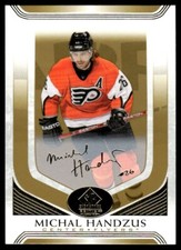 Michal Handzus #39 2020-21 SP Signature Edition Legends Gold Script NHL Card