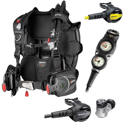 Mares Pure SLS BCD, Mares Prestige 15X Regulator, Mares Prestige Octopus Bundle