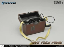 1:6 ZYTOYS ZY2014 WWII M33 Field Phone Model Scene Props For 12" Action toys