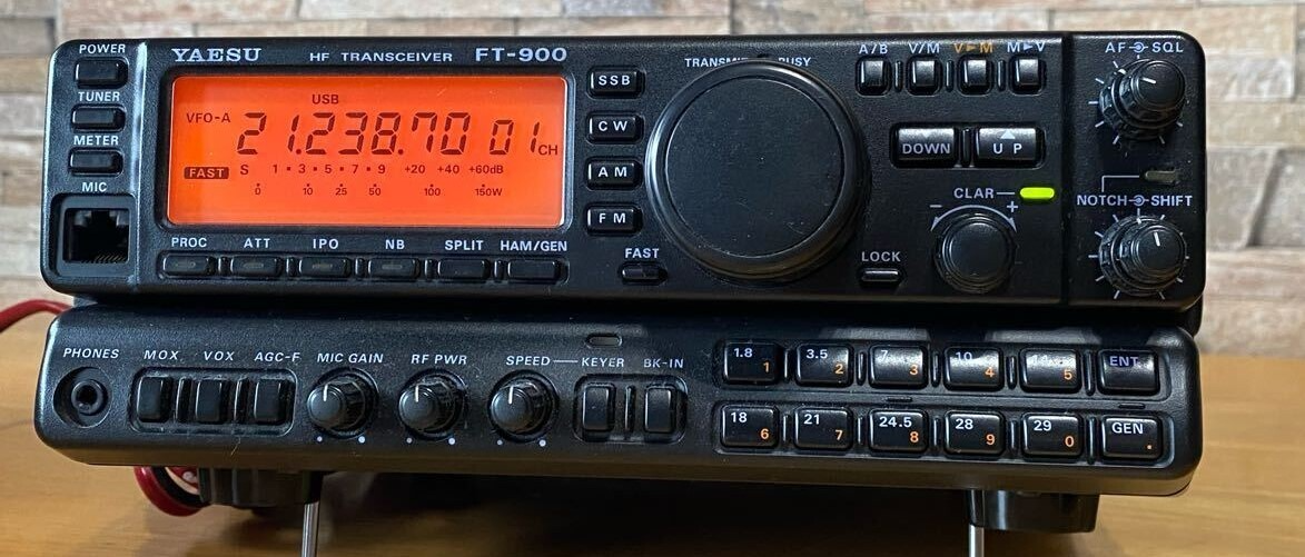 八重洲　ヤエス　HF トランシーバー　FT-900 Yaesu FT-900 100W HF Transceiver Japanese specification. Ham Radio
