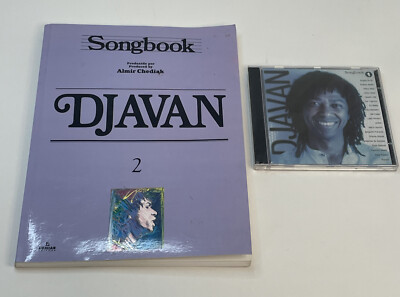 Djavan Songbook Volume 1 CD ,  49 Songs Sheet Music Book Written In Spanish