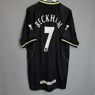 【希少正規品】Manchester United 1999 サードUmbro Manchester United Third football shirt 1998 - 1999 Jersey