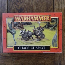 CHAOS CHARIOT - Vintage Metal Citadel Chaos Warrior COMPLETE IN BOX GW A26